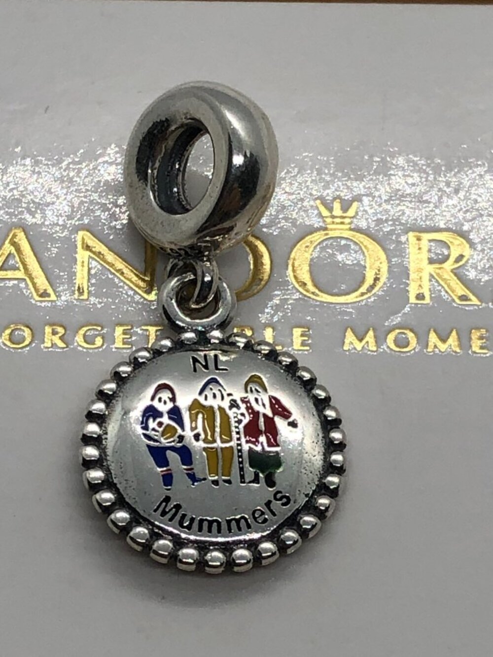 ✨🔥Pandora Newfoundland Mummers Charm S925 Sterling Silver